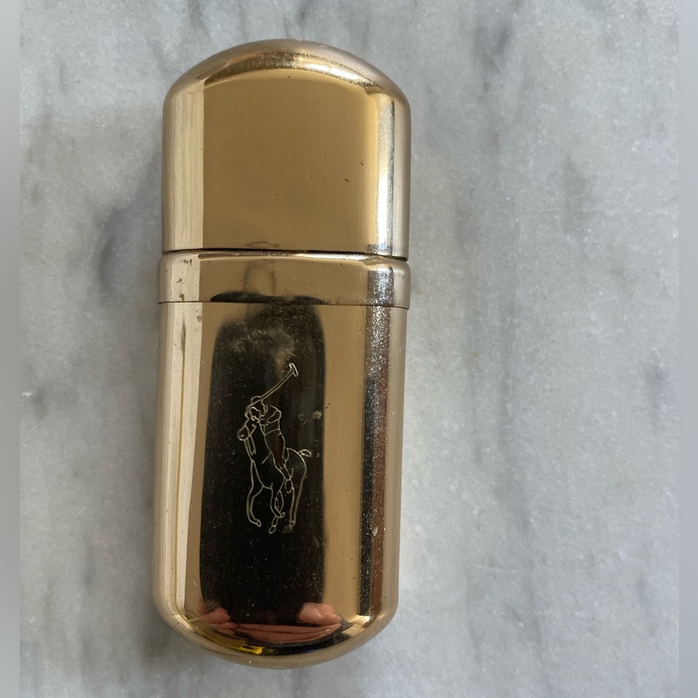Ralph Lauren Gold Perfume Bottle
